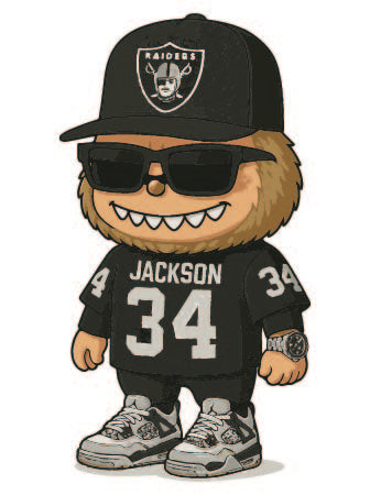 BO JACKSON RAIDERS LABUBU