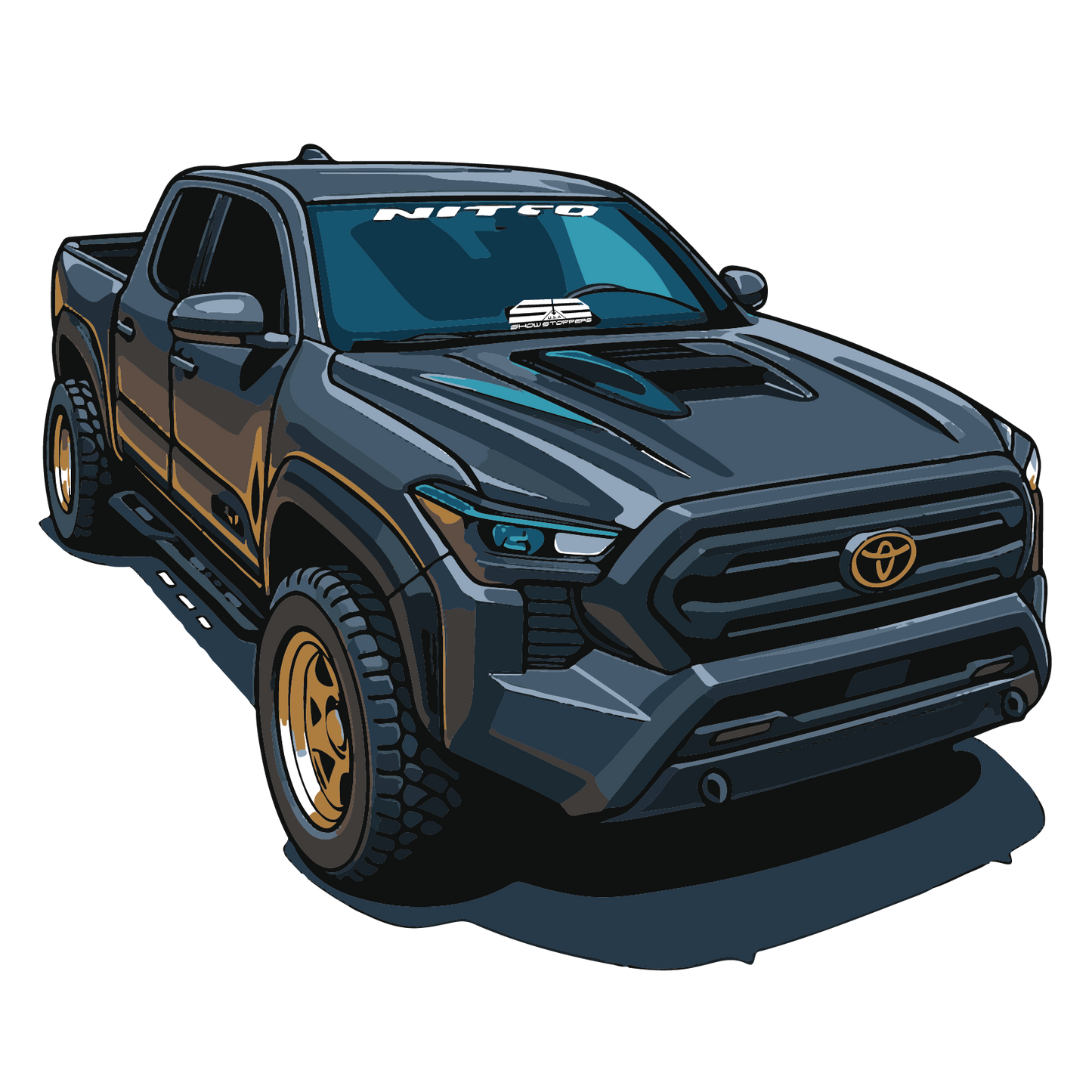 Custom Toyota Tacoma Sticker