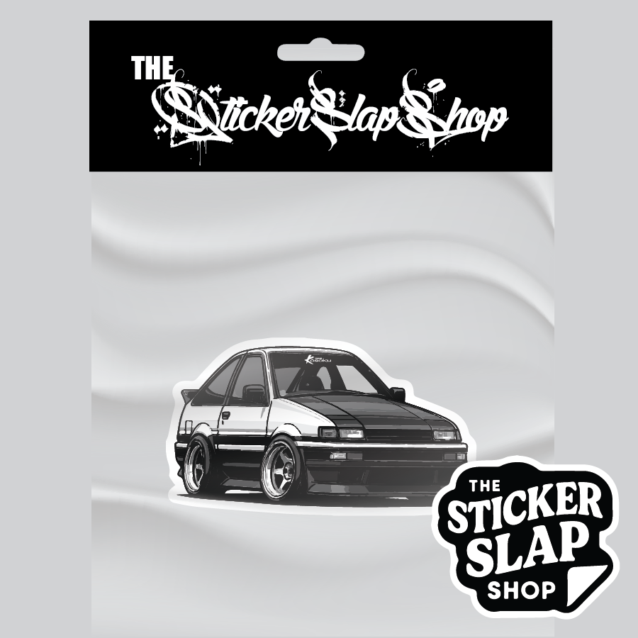 Toyota AE86 Panda Sticker