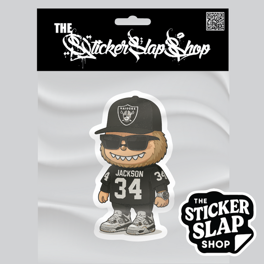 Raiders Bo Jackson Labubu Stickers