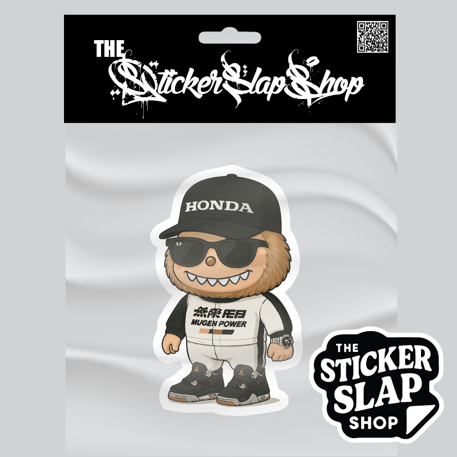 Honda Mugen Power Labubu Sticker