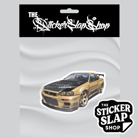 Nissan Skyline R34 Top Secret Sticker