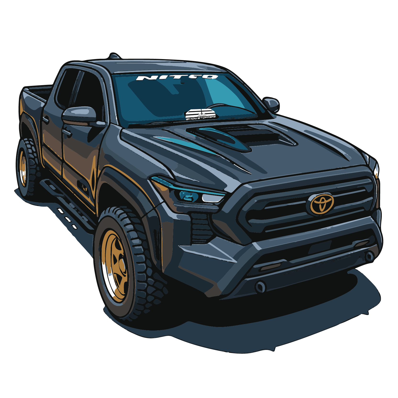 Custom Toyota Tacoma Sticker