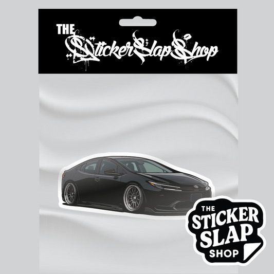 Black Toyota Prius 5th Gen Sticker