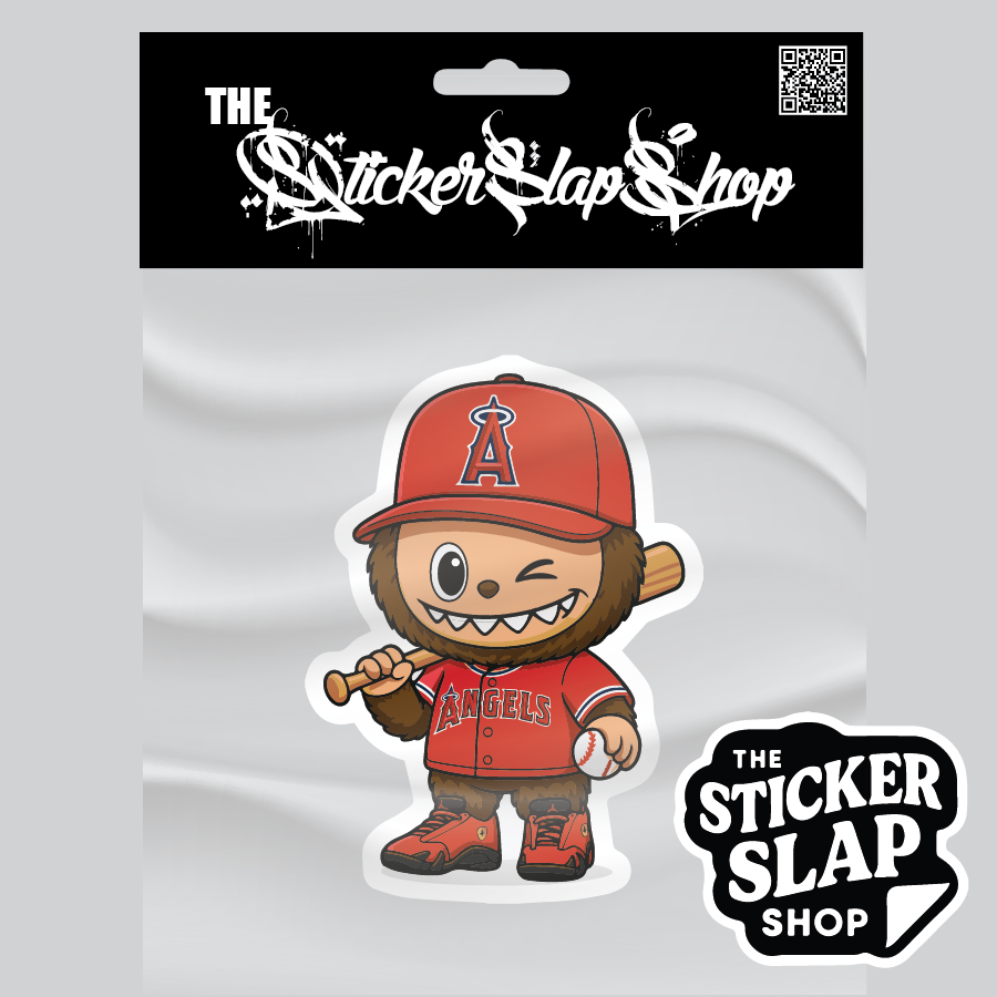 Anaheim Angels Labubu sticker
