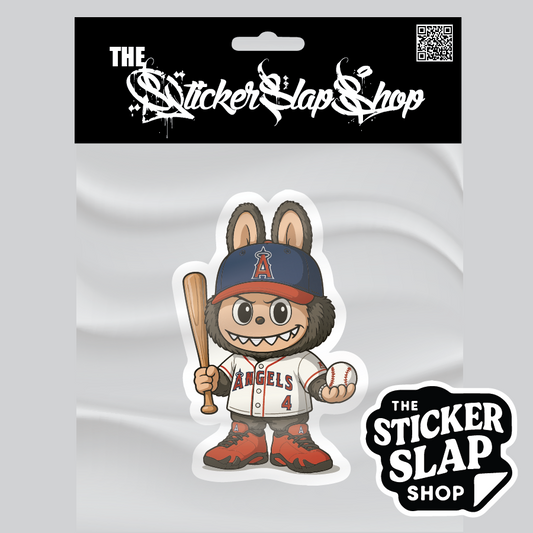 Anaheim Angels Labubu Sticker