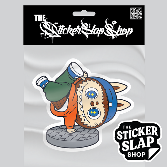 Hip Hop Break Dancing Labubu sticker