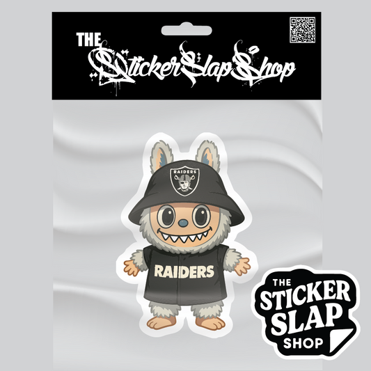 Raiders Labubu Sticker