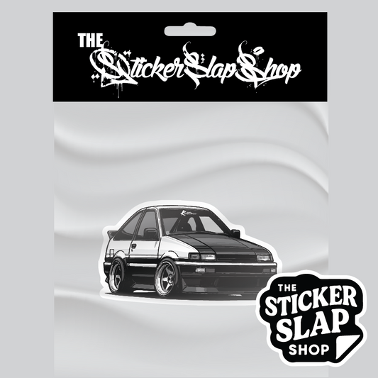 Toyota AE86 Panda Sticker