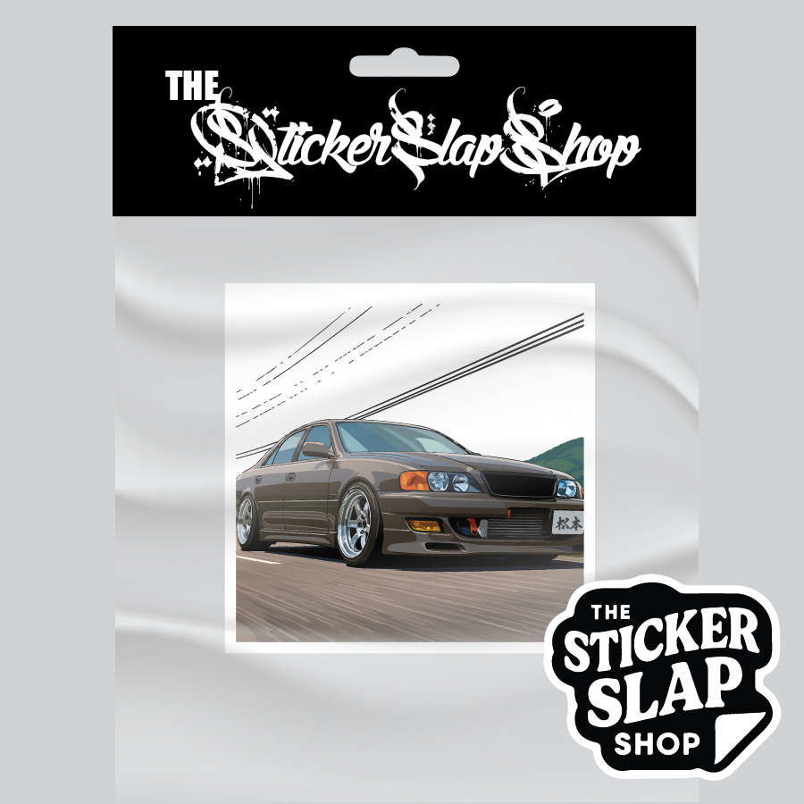 Toyota Chaser Tourer V jzx100 roller shot sticker